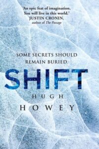 Cover of Shift by Hugh Howey. Blue and white abstract cover art.